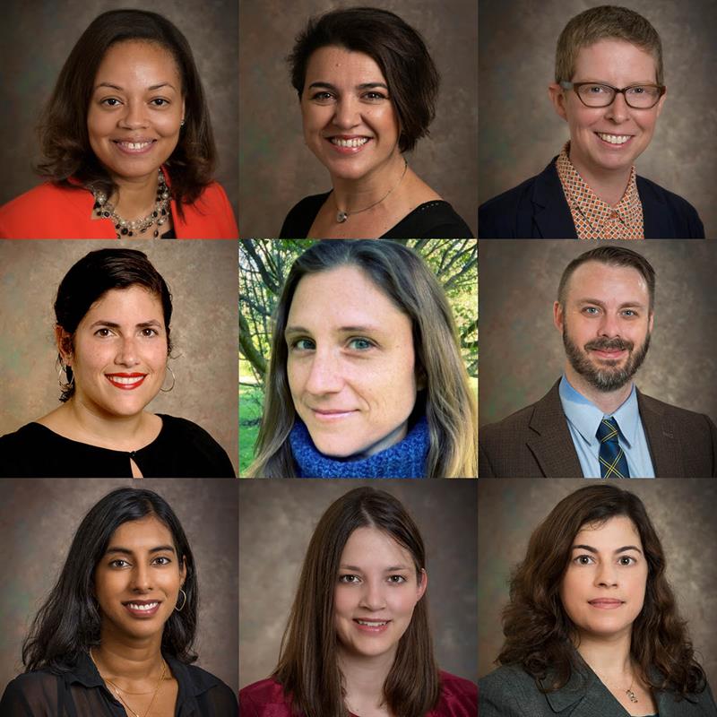 composite image of faculty headshots
